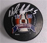 Nicklas Lidstrom Autographed 1995 Stanley Cup Puck