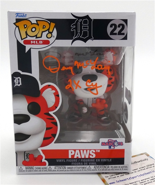 Denny McLain Autographed Paws Funko POP!