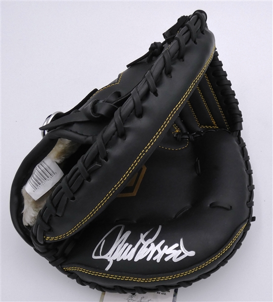 Lance Parrish Autographed Catchers Mitt