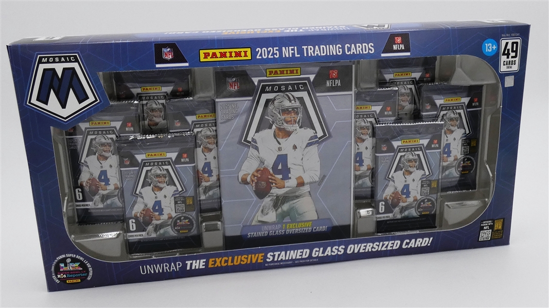 2025 Panini Mosaic Football Costco Exclusive Bundle Box