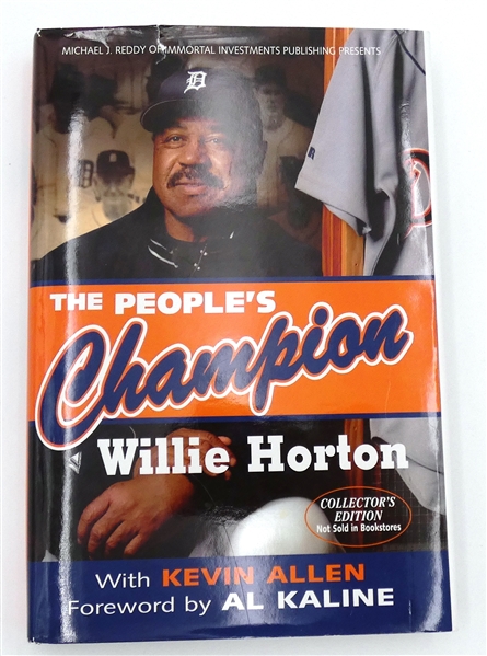 Willie Horton Autographed "The Peoples Champion"