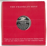 1950 City College of New York Franklin Mint .3350 Troy Oz. Silver Coin