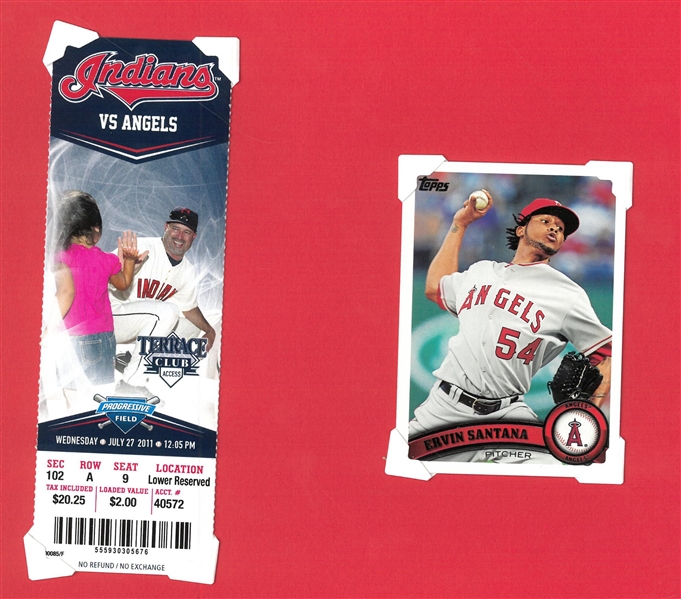 Ervin Santana No Hitter Ticket