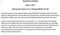 Francisco Liriano No Hitter Ticket
