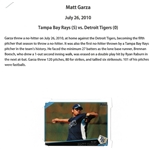 Matt Garza No Hitter Ticket