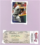 Ubaldo Jiminez No Hitter Ticket