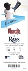 Edwin Jackson No Hitter Ticket