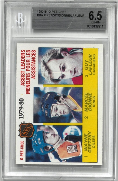 1980/81 O-Pee-Chee BGS 6.5 Assists Leaders 