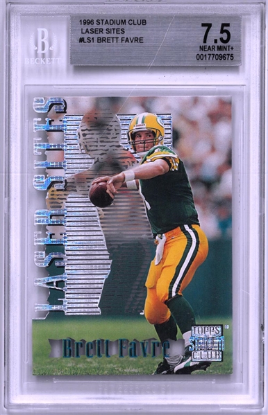 Brett Favre BGS 7.5 1996 Stadium Club