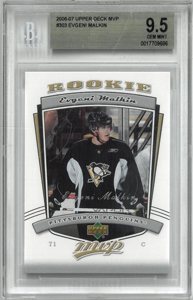 Evgeni Malkin BGS 9.5 2006/07 Upper Deck MVP