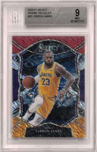 Lebron James BGS 9 2020/21 Select