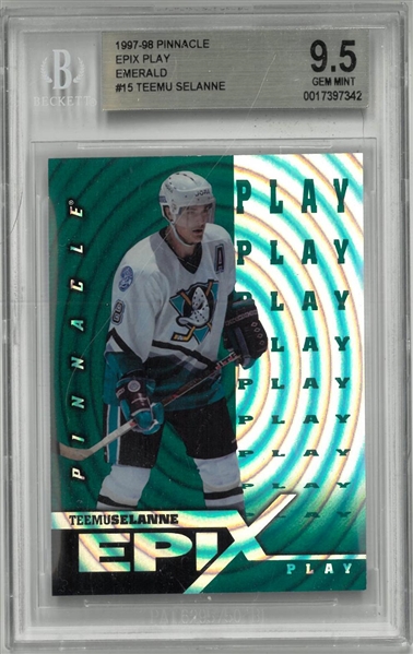 Teemu Selanne BGS 9.5 1997/98 Pinnacle