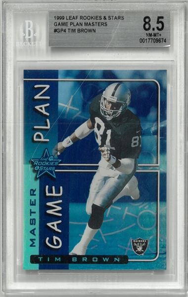 Tim Brown BGS 8.5 1999 Leaf Rookies & Stars
