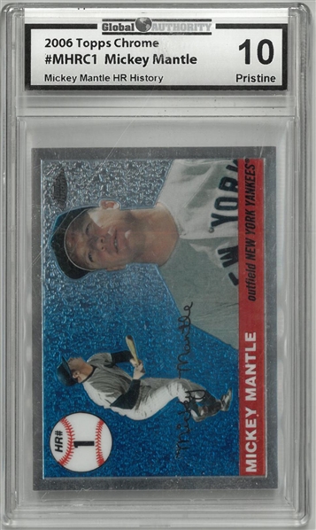 Mickey Mantle 1996 Topps Chrome