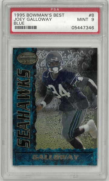 Joey Galloway PSA 9 1995 Bowmans Best