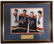 Yzerman, Shanahan, Chelios and Hull Framed 11x14
