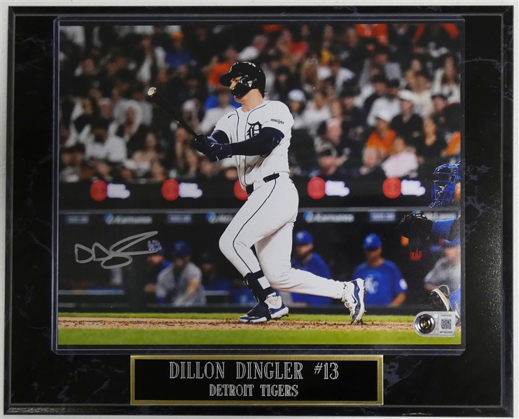 Dillon Dingler Autographed 8x10 Plaque
