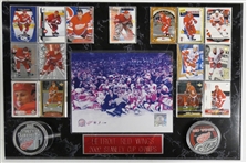 2002 Red Wings Stanley Cup Plaque