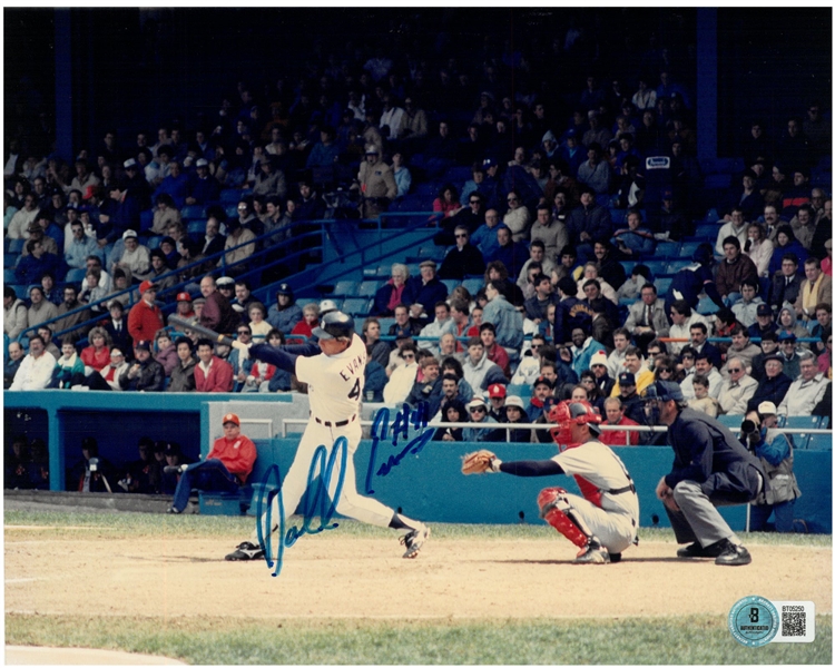 Darrell Evans Autographed 8x10