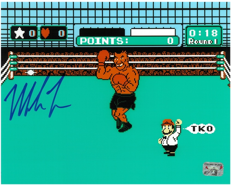 Mike Tyson Autographed 8x10