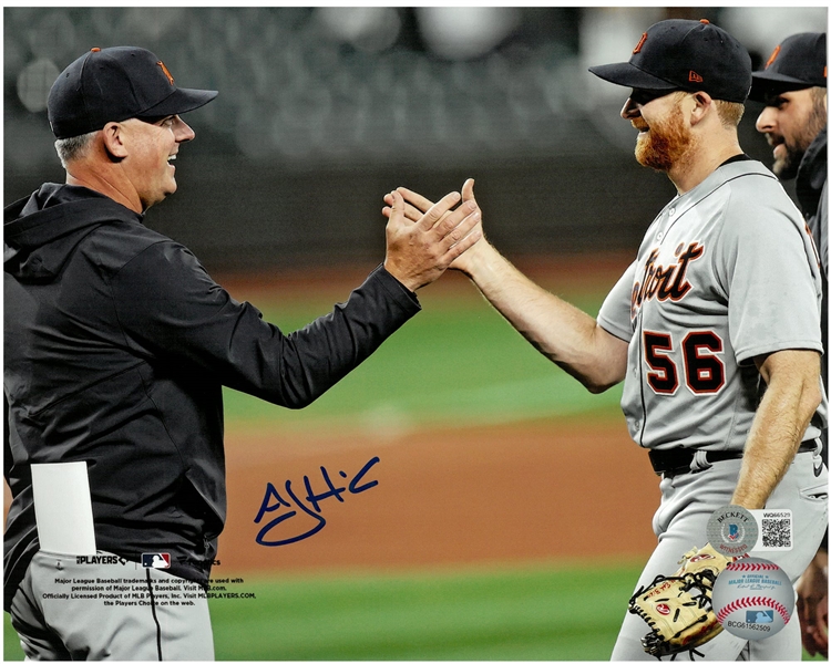 A.J. Hinch Autographed 8x10