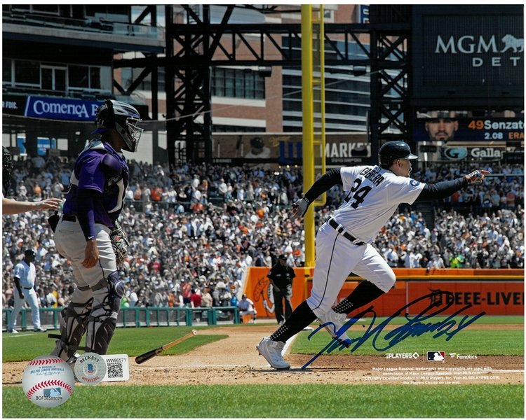 Miguel Cabrera Autographed 8x10