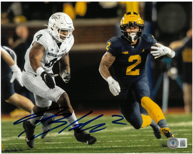 Blake Corum Autographed 8x10