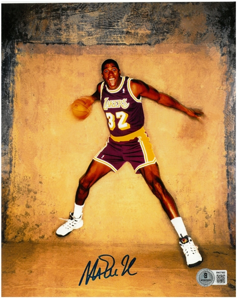Magic Johnson Autographed 8x10