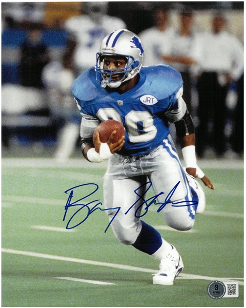 Barry Sanders Autographed 8x10