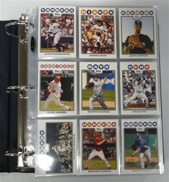 2008 Topps Baseball Complete Set