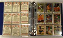 1981 Donruss Baseball Near Set (Missing #538 Tim Raines)