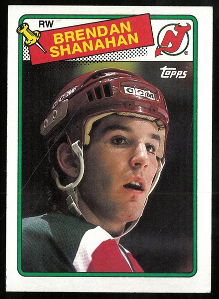 Brendan Shanahan 1988-89 Topps Rookie Card