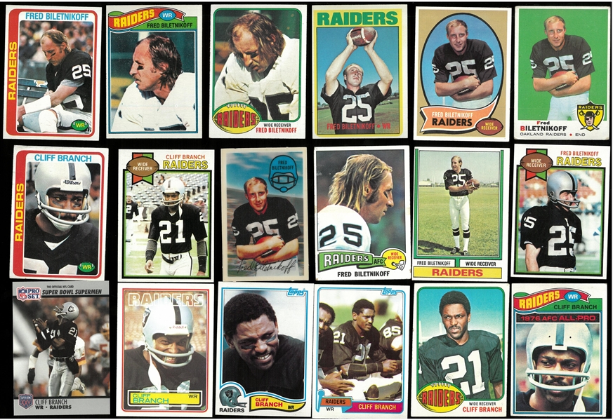 Oakland Raiders Card Lot