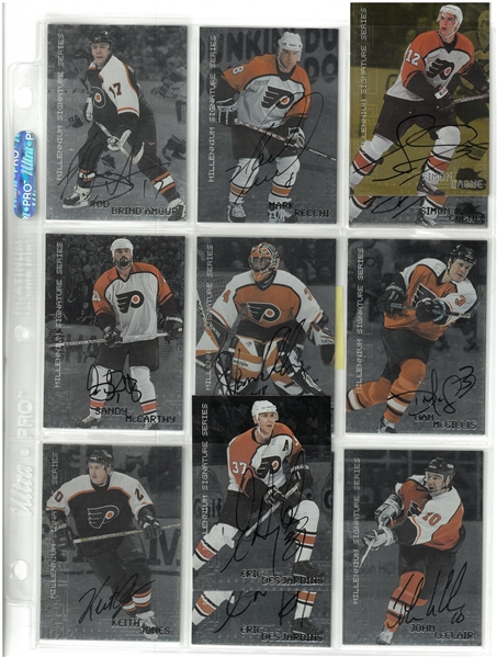Philadelphia Flyers Be a Player Autographed Card Lot