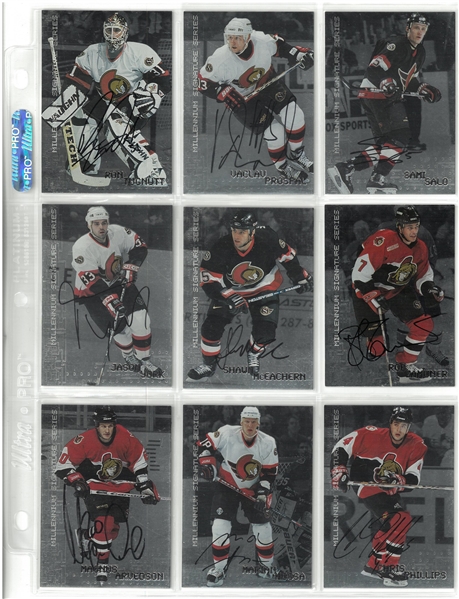 Ottawa Senators Be a Player Autographed Lot