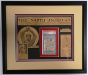 1918 World Series Game 1 Ticket Stub Framed Display - Red Sox vs. Cubs