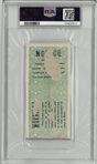 1914 World Series Game 2 Ticket Stub - PSA 1.5 Braves vs. Athletics