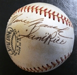 Gil Hodges, Heinie Manush & Sam Rice Autographed Baseball
