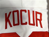 Joe Kocur Game Worn 1985/86 Detroit Red Wings Home Jersey