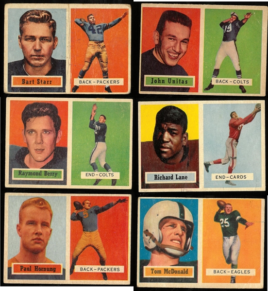 1957 Topps Football Complete Set (Minus Checklist)