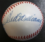 Triple Crown Autographed Baseball (Mantle, Williams, Cabrera, Yaz, Robinson)
