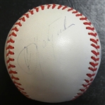 Triple Crown Autographed Baseball (Mantle, Williams, Cabrera, Yaz, Robinson)