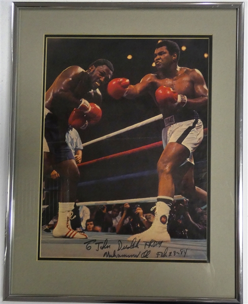 Muhammad Ali Autographed Framed Photo