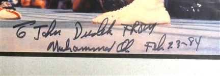 Muhammad Ali Autographed Framed Photo