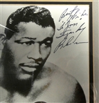 Sugar Ray Robinson Autographed Framed 8x10