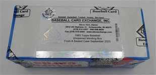 1983 Topps Baseball Vending Box FASC (BBCE)