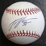 Justin Verlander Autographed Baseball
