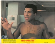 Muhammad Ali Autographed 8x10 Movie Promo Card