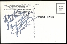 Jack Dempsey Autographed Postcard