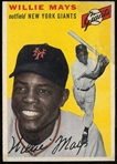Willie Mays 1954 Topps
